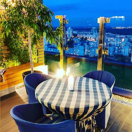 1 Room 60M2 Center Of Obolon Near River Side. With Terrace. 22 Floor Київ Екстер'єр фото